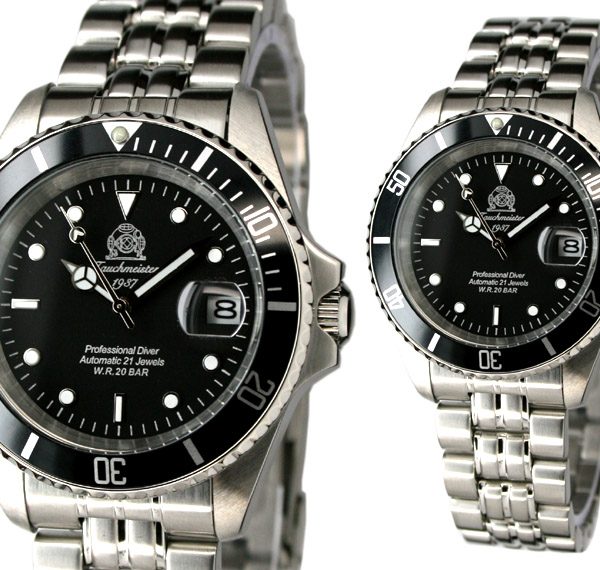 Tauchmeister1937 T0250 Automatic Professional Diver-U-Boot Watch 1
