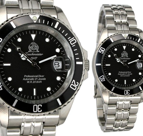 Tauchmeister1937 T0250 Automatic Professional Diver-U-Boot Watch 3