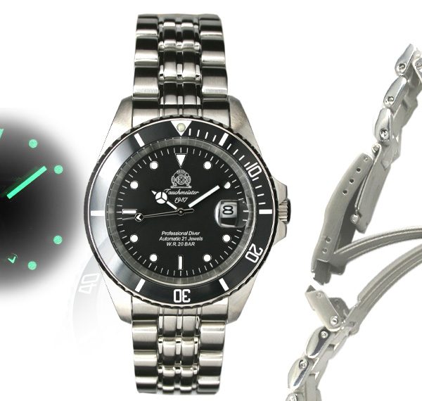 Tauchmeister1937 T0250 Automatic Professional Diver-U-Boot Watch 2