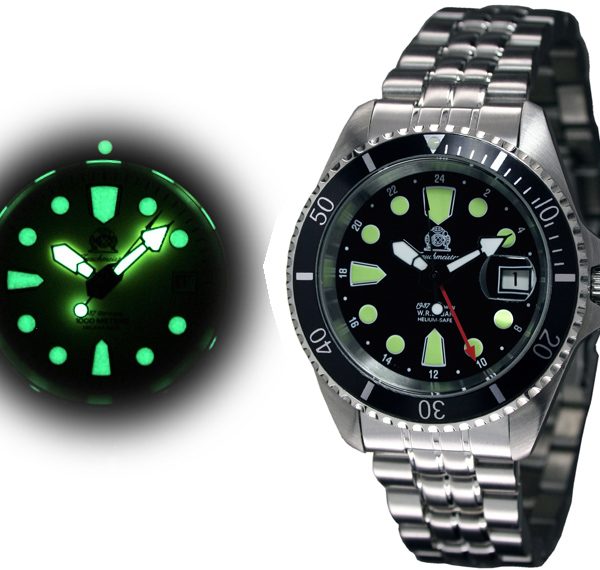 Tauchmeister1937 T0288 Professional Diver GMT-U-Boot Watch 2