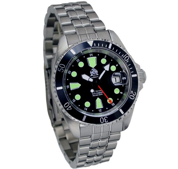 Tauchmeister1937 T0288 Professional Diver GMT-U-Boot Watch 1