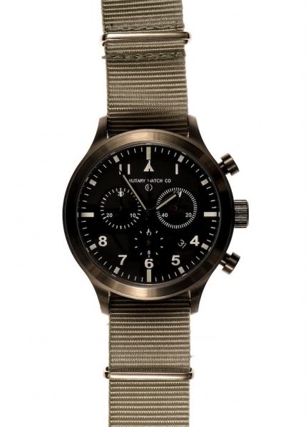 MWC MTECIII/GM «Titan» Limited Edition Military Pilots Chronograph MIL-TEC III Watch 1