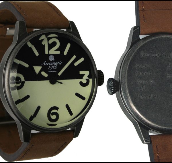 Aeromatic A1366 Automatic German Retro Panzer-Feldhaubitze Watch 2
