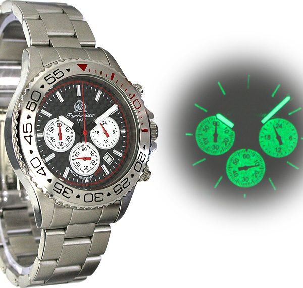 Tauchmeister1937 T0111 Professional Diver Chronograph U-BOOT Watch 2