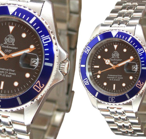 Tauchmeister1937 T0176 Automatic Professional Diver-U-Boot Watch 2