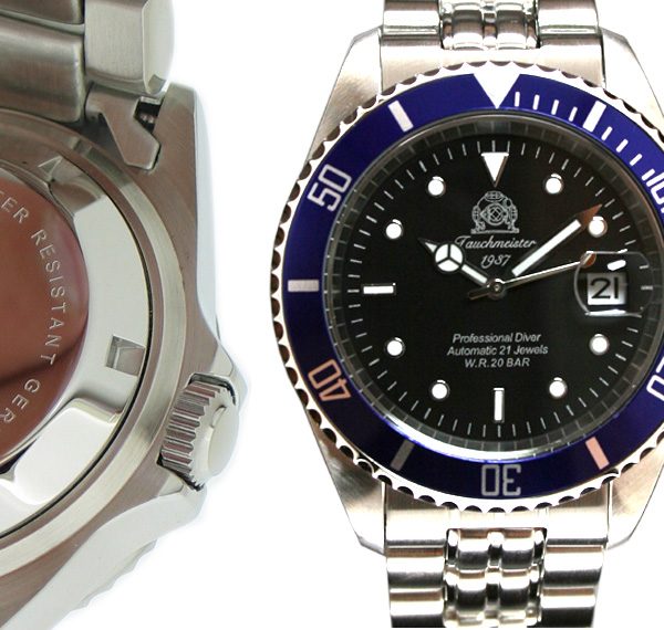 Tauchmeister1937 T0176 Automatic Professional Diver-U-Boot Watch 3