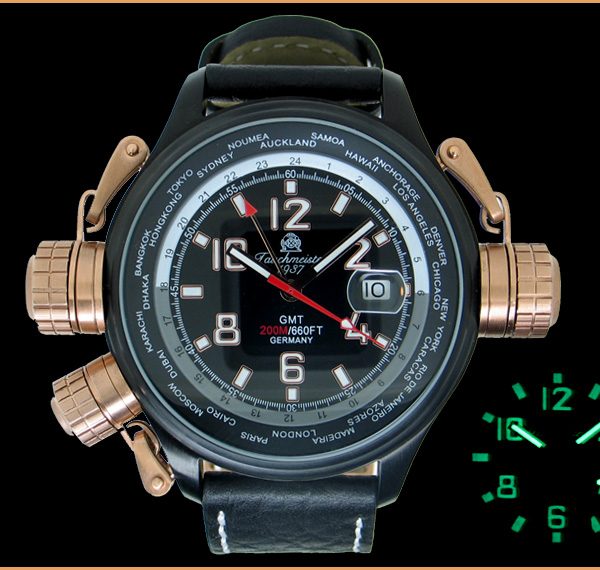 Tauchmeister1937 T0184 XXL-Pilot «World-Tour» Watch 2