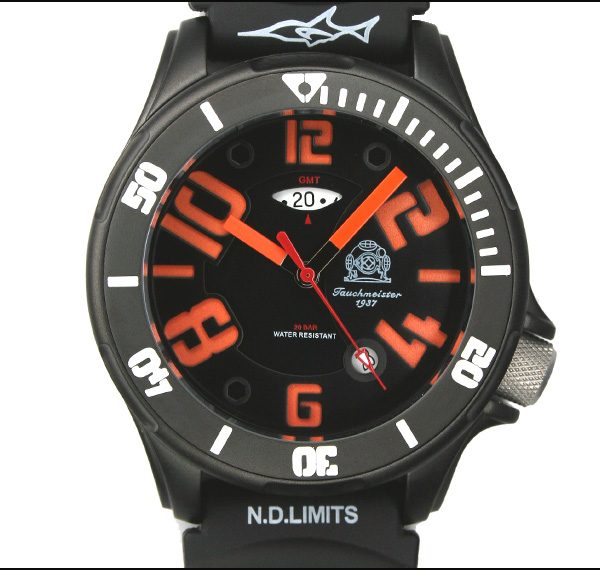 Tauchmeister1937 T0237 Marine Diver «Professional Deep Sea» Watch with 3-D Dial 1